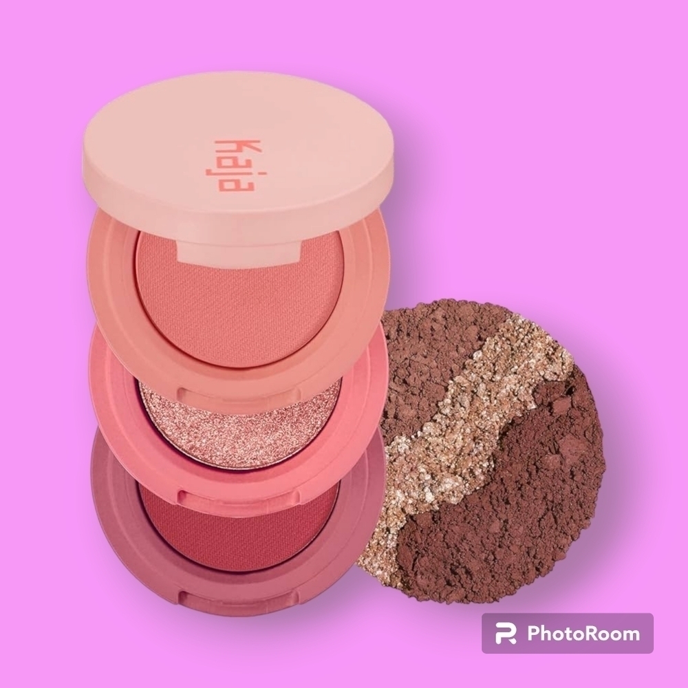 Kaja Beauty Glowing Guava Beauty Bento Eyeshadow Trio
